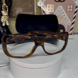 CHANEL Tortoise Shell Women's Frames with Chanel case